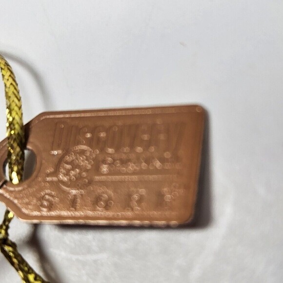 Cloisonne Star Ornament Christmas Discovery Store Blue Floral 3.5 inch Tag - Picture 5 of 8